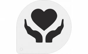 Трафарет и шаблон Сердце