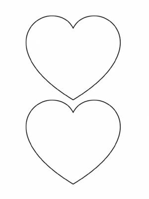 Трафареты Сердца