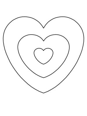 Шаблоны и трафарет сердце для вырезания из бумаги