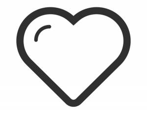 Трафарет Сердца