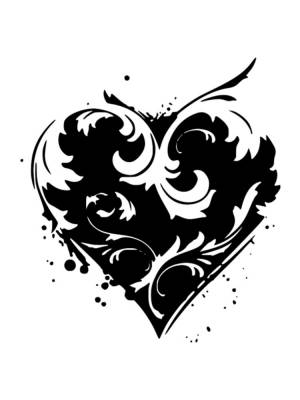 Трафареты Сердца