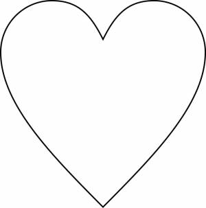 Трафарет сердце