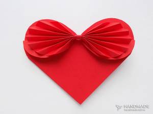 Открытка в виде сердца своими руками из бумаги