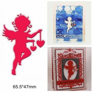 Трафареты для самостоятельного изготовления открыток, с изображением кота, цветка, сердца, Амура, человеческих слов, на День Св