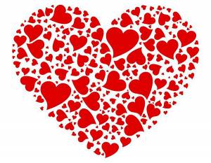 Трафарет Сердца