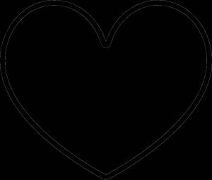 Трафареты большое сердце