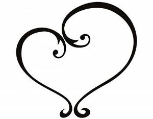 Трафарет Сердца