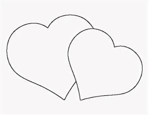 Трафареты одно большое сердце
