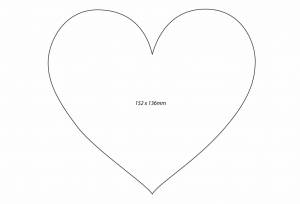 Трафареты сердце пупыт