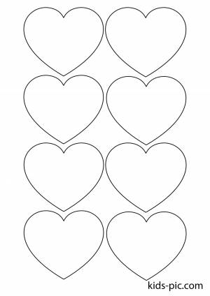 Трафарет сердце