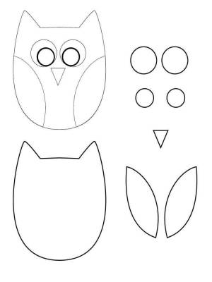 Трафареты для аппликаций