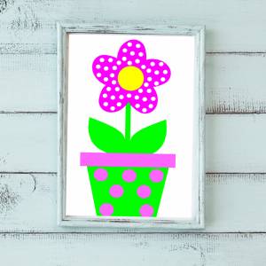 простые аппликации цветов