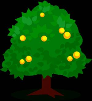 Трафареты деревьев