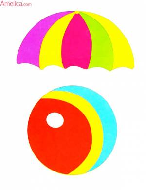 аппликация для малышей 2-3 года,  шаблоны