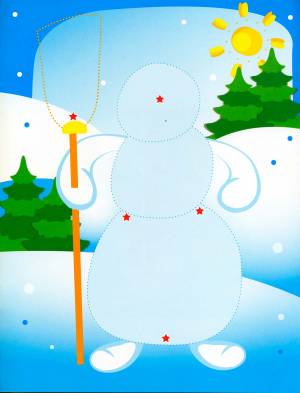 Объёмная аппликация для детей