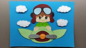 Открытка с ШАБЛОНАМИ на 23 февраля своими руками