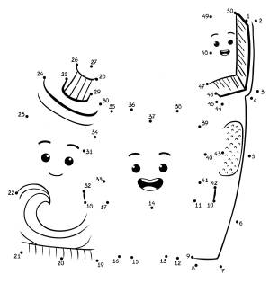 Раскраска Зубной набор