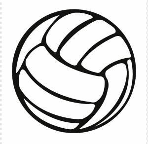 Волейбольный мяч раскраска