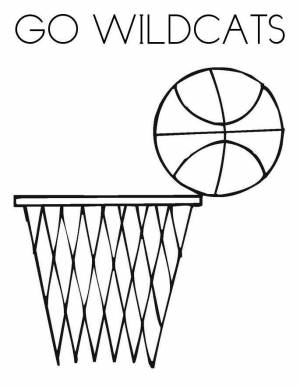 Баскетбольный мяч в кольце мяч кольцо Раскраски для мальчиков