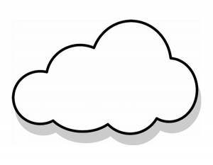 Раскраска Облака