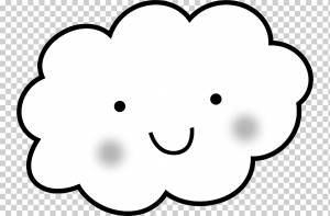 Рисование Облако Книжка-раскраска Дождь, Милые Облака, любовь, белый, ребенок png