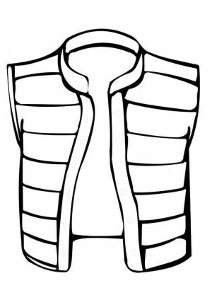 Раскраска Одежда  картинку для девочек