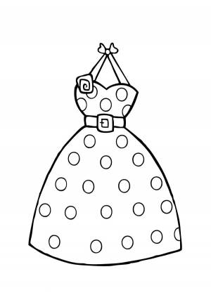 Раскраска Одежда   в формате