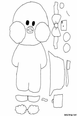 Одежда для бумажной уточки лалафанфан