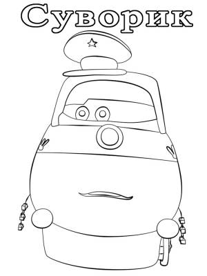 Раскраски для мальчиков и девочек с Паровозиком Тишкой