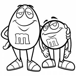 Раскраска эмемдемс