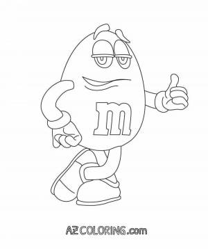 Раскраски M and m