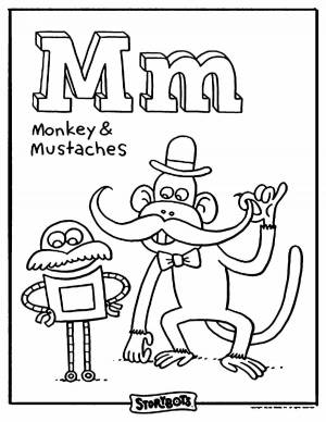 Раскраски M and m