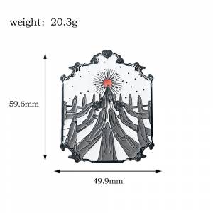 Креативный первый грешник эмалированные булавки брошь Солнце Луна мы не культовый художественный значок Броши для женщин и мужчин рубашка отворот булавка ювелирные изделия