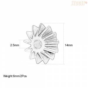 Дифференциальный выходной механизм и шестерни пауков для радиоуправляемого автомобиля TRAXXAS 1