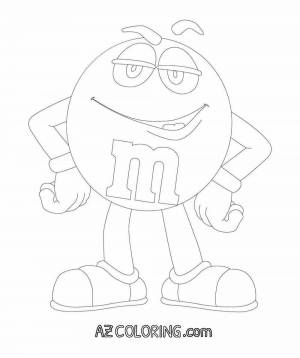 Раскраски M and ms