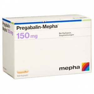 Прегабалин Мефа 150 мг 168 капсул
