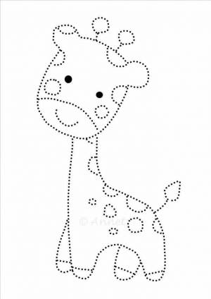 Раскраски по точкам для детей 3-4 лет