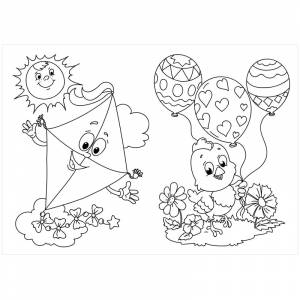 Раскраски для детей 3 лет и старше