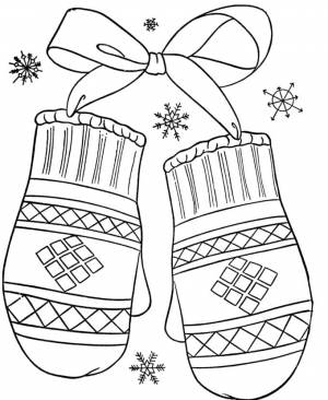 Раскраска зима