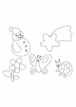 Раскраски, Для детей 3-4 лет