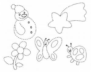 Раскраски по точкам для детей 3-4 лет