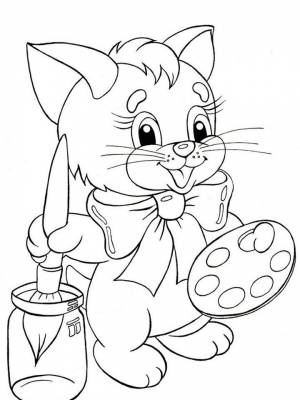 Раскраска для детей 5 лет  листе  для детей