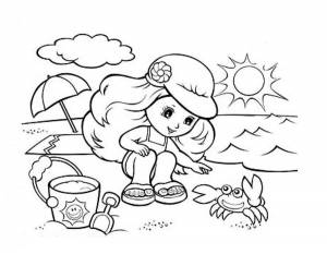 Раскраска Лето