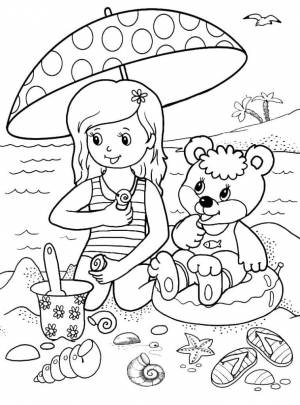 Раскраски Лето