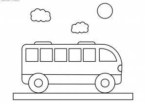 Раскраска Автобус