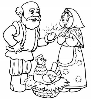 Сказка Курочка Ряба