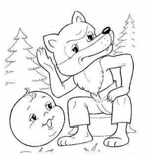 Развивающая раскраска для детей Сказки