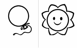 Простые раскраски для малышей