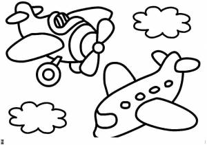 Раскраски Раскраска Самолетики простые раскраски