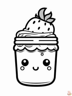 Раскраски с едой